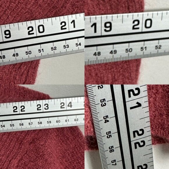 Sezane Willy Jumper Sweater Rosewood Pink Knit Baby Alpaca Italy Mohair Size S - Picture 13 of 15